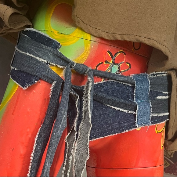 Biche de Bere Accessories - French Avant Garde Upcycled Belt Obi